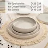 Moritz & Moritz SOLID UNI creme Geschirrset 18 tlg. Produktbild-Vorschau 3