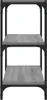 vidaXL Regál na knihy Grey Sonoma 40x33x70,5 cm z dreva a Náhľad obrázku produktu 6