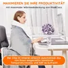 SELL! Grau Heizdecke 160x130cm, 10 Wärmestufen (25 °C bis Produktbild-Vorschau 4