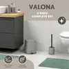 Zestaw ?azienkowy eluno VALONA 5-cz??ciowy z dozownikiem do Podgląd zdjęcia produktu 2