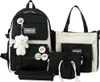 ASKSA SchulrucksackSet 5 PCS Rucksack Fuer Suesser Produktbild-Vorschau 1