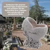 Novaliv Grabschmuck Vase mit Herz "In Liebe" 12x8,5x14 cm Produktbild-Vorschau 4