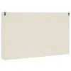 A plain white background with a wooden display cabinet. Voir les images du produit