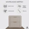 RODAN | Koupelnová Skříňka - 60 CM - Béžový Mat - MDF - 2 Náhled obrázku produktu 3