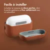 Custodia in vera pelle Accezz per AirPods Pro 2 - Cognac Anteprima dell’immagine prodotto 10