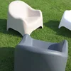 Gartenstuhl Stapelbar - 1 Stück - Beige - Wetterfest - Produktbild-Vorschau 10