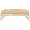Gartenhocker 120x80 cm Massivholz Kiefer Produktbild-Vorschau 4