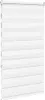 Store double vidaXL blanc 90 x 150 cm, largeur du tissu Voir les images du produit 3