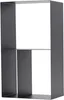 Rack à bûches CASO en acier noir avec rangement 45x30x80 cm Voir les images du produit 8