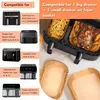 Airfryer Backpapier 150 Stück – Für Philips Dual Basket Produktbild-Vorschau 7