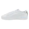 A side view of a white Puma sneaker with silver accents on the heel. Podgląd zdjęcia produktu