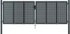 The Living Store Gartentor Anthrazit 300x125 cm Stahl Produktbild-Vorschau 3
