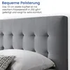 Čalouněná postel 140x200 a 160x200 cm dvoulůžko s roštem a Náhled obrázku produktu 4
