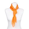Seidentuch Halstuch Tuch orange Seide 90x90cm Produktbild-Vorschau 2