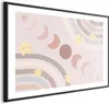Posterpapier Poster - Phases of the Moon with a Rainbow Produktbild-Vorschau 1