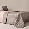 Luxus Tagesdecke Living Trend 240x260 Taupe Produktbild-Vorschau 2