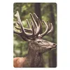 MuchoWow® Mauspad Mousepad Hirsch - Natur - Geweih - Wald - Produktbild-Vorschau 1