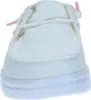 NOUVEAU Hey Dude Femmes Slipper in Spark White en tissu/lin Voir les images du produit 20