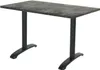 Tisch 120 x 70 cm – Bazila-Metallic-Stein Produktbild-Vorschau 1