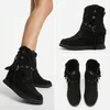 Royalfashion Schwarze Damenstiefel mit verstecktem Anker Produktbild-Vorschau 3