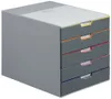Odolný zásuvkový box VARICOLOR 5 priehradiek štítky Náhľad obrázku produktu 20
