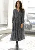 LASCANA Maxikleid mit Blumenprint und Volants aus gewebter Produktbild-Vorschau 5