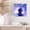 DEQORI Glasbild Echtglas 30x30 cm 'Inszenierter Basketball' Produktbild-Vorschau 4