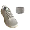 Ovale Schnürsenkel für Laufschuhe - Grau Hell - 120 cm Produktbild-Vorschau