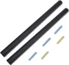 Two black tubes and several small colored sticks on a white background. Anteprima dell’immagine prodotto
