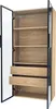 An open cabinet with shelves and drawers, showing the interior. Anteprima dell’immagine prodotto