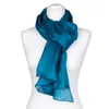 Seidenschal Halstuch Schal blau grün Petrol Seide 180x45cm Produktbild-Vorschau 3