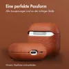 Custodia in vera pelle Accezz per AirPods 4 - Cognac Anteprima dell’immagine prodotto 4