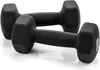 Meteor Hantel-Set 2x3 kg Gusseisen PVC Kurzhanteln Hexagon Produktbild-Vorschau 2