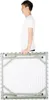 Table buffet Bolero, carrée et pliable, blanche, 860 x 860 Voir les images du produit 6