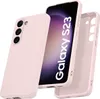 A pink phone case is shown next to a Samsung Galaxy S23 phone. Produktbild-Vorschau