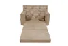 Divano pieghevole 3 in 1 Flumi per bambini, beige con Anteprima dell’immagine prodotto 3