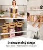 Sada 4ks - Deco Haus Sklenený nádoby na opakované použitie Náhľad obrázku produktu 8