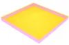 Gift Company Tablett Neo Quadratisch Gelb, Rosa (32x32cm) Produktbild-Vorschau 1