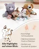 NICI Kuscheltier Glückskatze 30cm - Braun Plüschtier - Produktbild-Vorschau 5