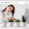 Künstliche Pflanzen Mini 4er Set Dekoration Kunstpflanzen Produktbild-Vorschau 3