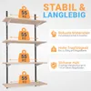 BOOMET Wandregal Metall mit Boden · Regal in 50 Varianten · Produktbild-Vorschau 3