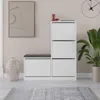 Skye Decor, Skrinka na topánky - Dora (Biela) Náhľad obrázku produktu 3