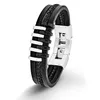 s.Oliver Herren Armband 9025510 Leder Edelstahl Produktbild-Vorschau 8