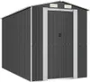 vidaXL Prístrešok na náradie Antracit 192x357x223 cm Náhľad obrázku produktu 1