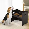 PawHut, verstelbare voerbak voor honden, voerstation, Productafbeelding-voorbeeld 2