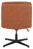 HOME DELUXE Chaise pivotante rétro LUYA – Marron/Cognac | Voir les images du produit 8