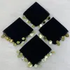 10x Schwarz Luxus Halay Mendili groß 30x30 cm Tanztücher Produktbild-Vorschau 3