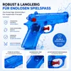 3X Wasserpistolen 12 cm bunt Set - Extra großer Reichweite Produktbild-Vorschau 6