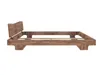 Holzbett Sendai Akazie gebürstet 140x200 cm Produktbild-Vorschau 4