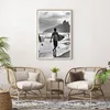 Gerahmtes Poster - Rahmen in heller Eiche - Meer Welle Produktbild-Vorschau 6